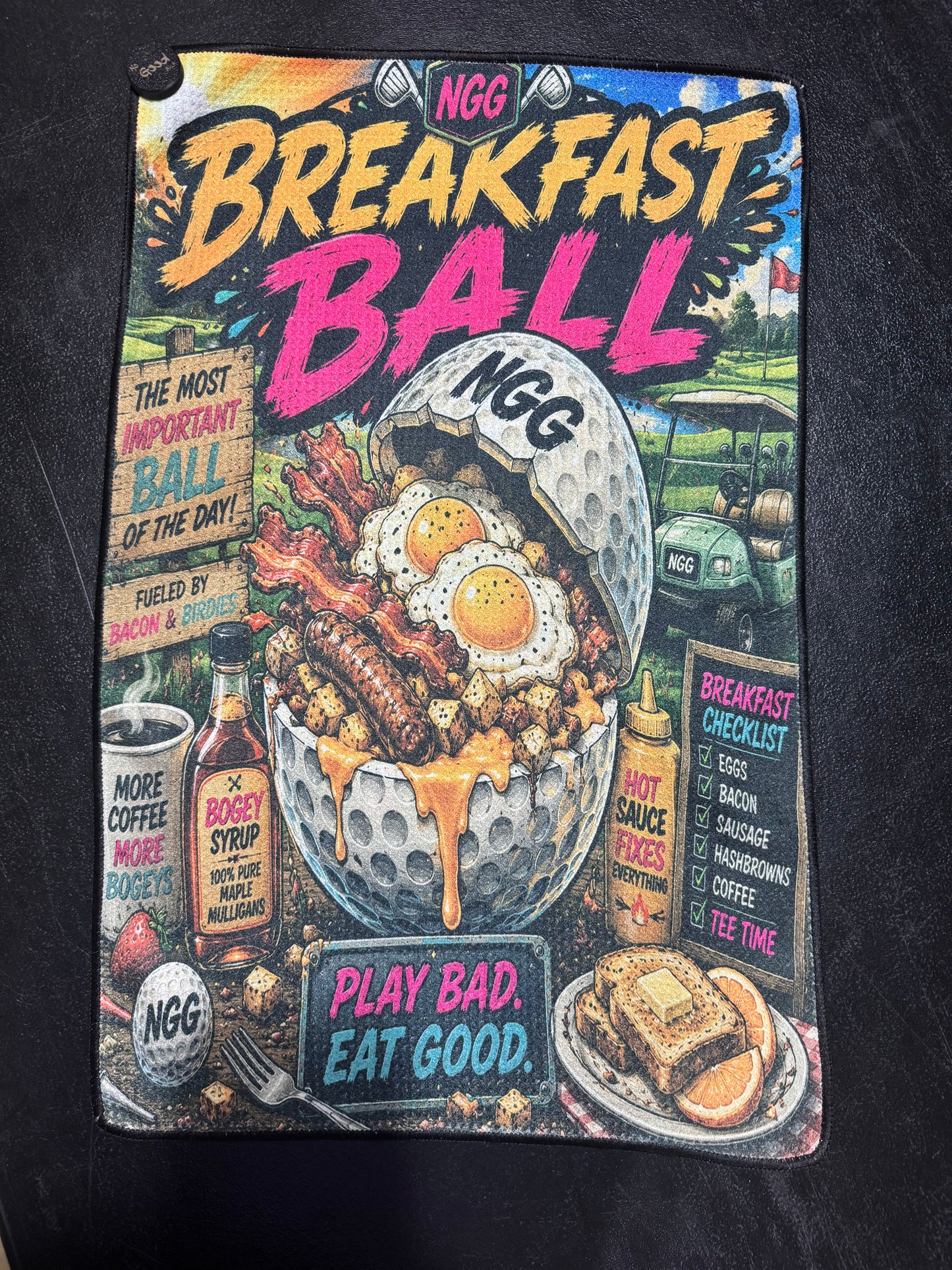 NGG Breakfast Ball Golf Towel